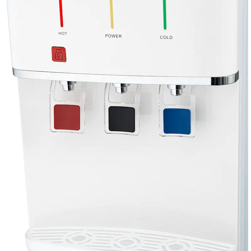 YR-2509/YLR-2509/YLR-2509Y Vit vertikal vattendispenser med tre utlopp YR-2509/YLR-2509/YLR-2509Y Vit vertikal vattendispenser med tre utlopp