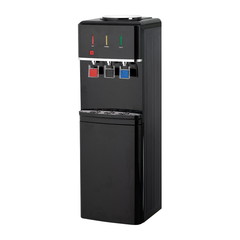 YR-2509/YLR-2509/YLR-2509Y Svart vertikal vattendispenser med tre utlopp YR-2509/YLR-2509/YLR-2509Y Svart vertikal vattendispenser med tre utlopp