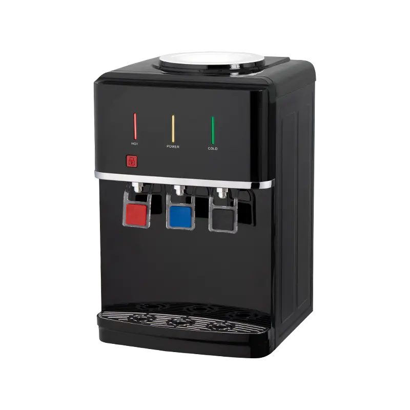 YR-2509T/YLR-2509T Svart bordsvattendispenser med tre uttag