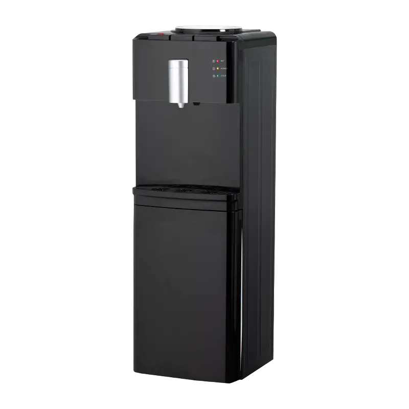 YR-2507/YLR-2507/YLR-2507Y Svart kylbar vertikal vattendispenser